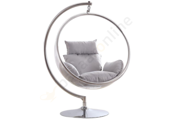 Hangstoel Dorentina Rond shape Zilver - Eric Kuster Stijl