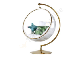 Hangstoel Dorentina Rond shape Goud - Eric Kuster Stijl