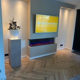 Elektrische Sfeerhaard Fiamme - 3 zijdig - inbouwhaard / cinewall haard