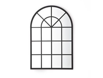 Industriële wandspiegel Raameffect 130 x 80 cm