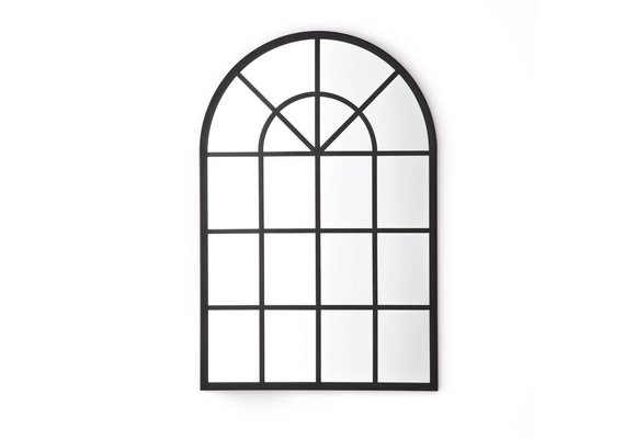 Industriële wandspiegel Raameffect 130 x 80 cm