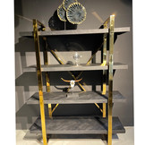 Wandkast Black Bonito - Goud