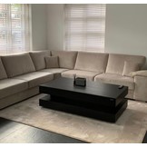 Maine Vloerkleed Laagpolig Licht Champagne kleurig - Eric Kuster Stijl vloerkleed