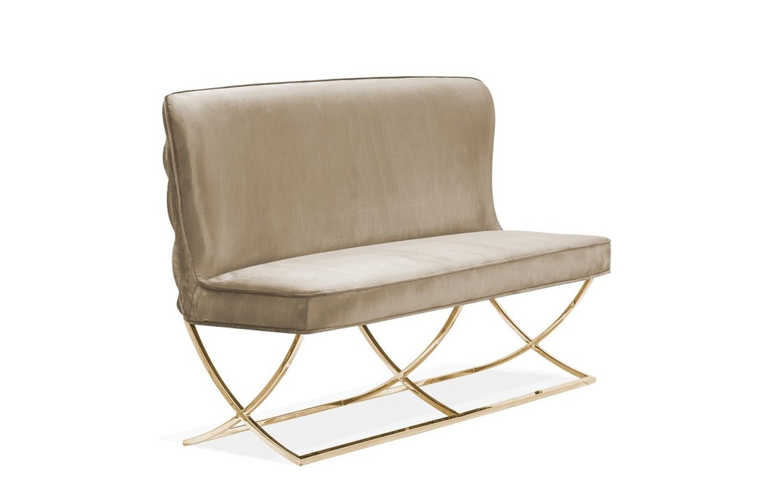 Belmont Eetkamerbank Taupe