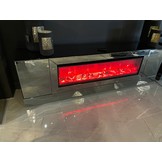 TV-Meubel Mirrored Spiegel Zilver 200 cm