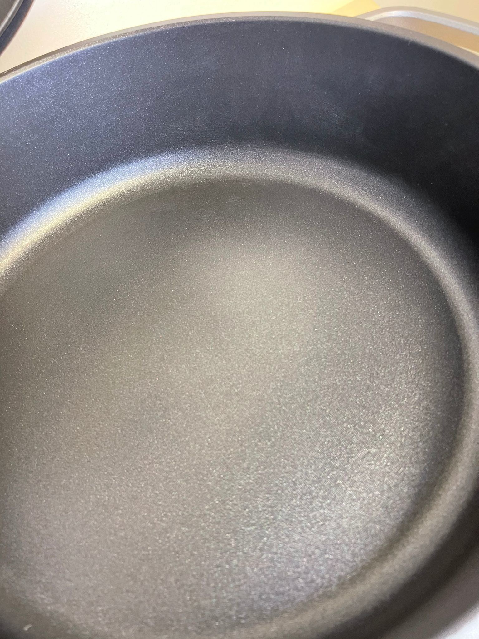 Braadpan 28 cm - anti-aanbaklaag - zwart - laag