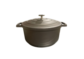 Braadpan 24 cm - anti-aanbaklaag - grijs - hoog