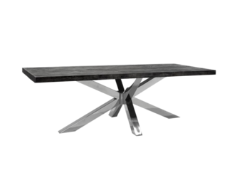 Salontafel Octopus Black Bonito - visgraat look