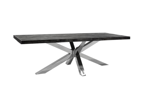 Salontafel Octopus Black Bonito - visgraat look
