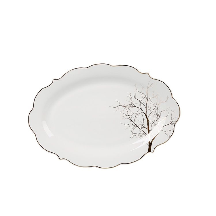 Bricard Bron Forest Serviesset set 25-delig Wit/Goud