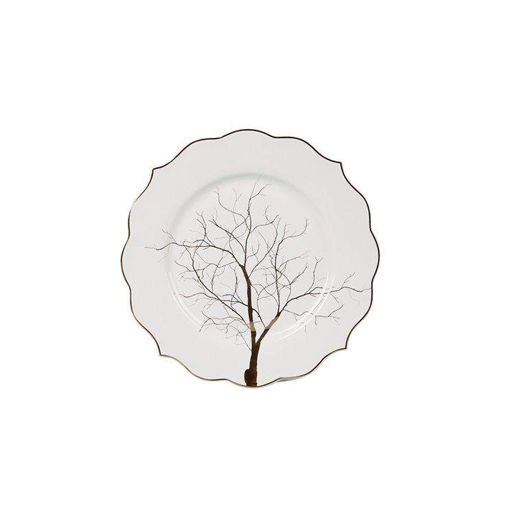 Bricard Bron Forest Serviesset set 25-delig Wit/Goud