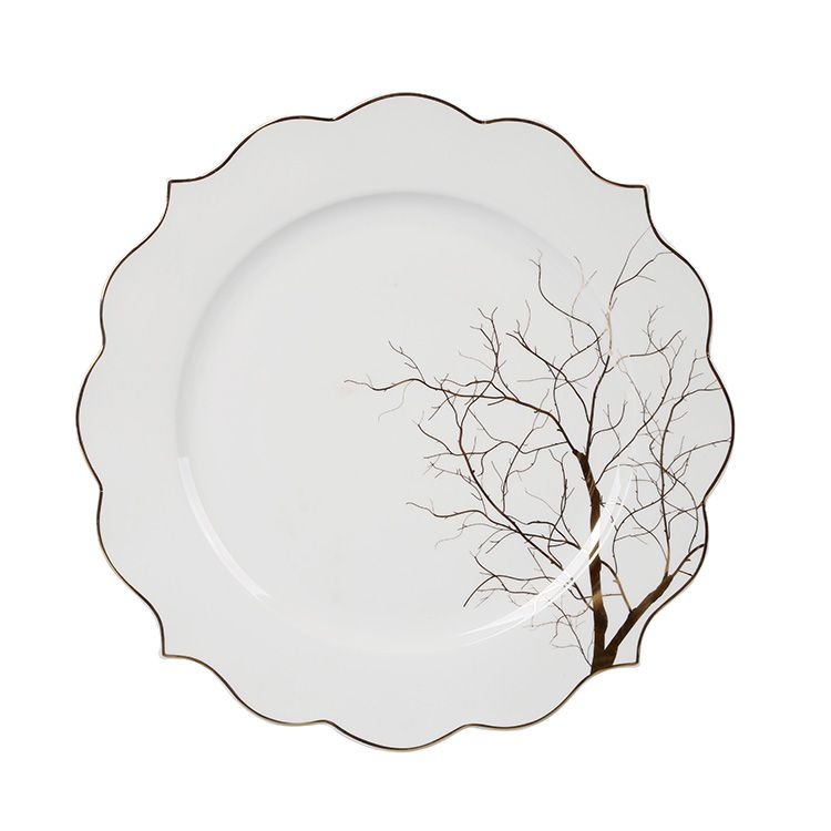 Bricard Bron Forest Serviesset set 25-delig Wit/Goud