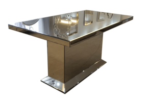 Eettafel Blocci Spiegel Glas -  Sepia