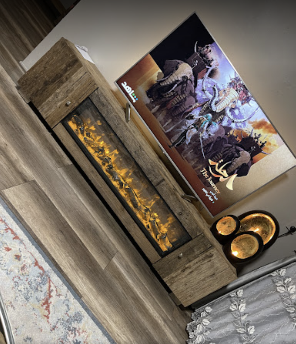 TV- Meubel Sleeper Wood - inclusief sfeerhaard