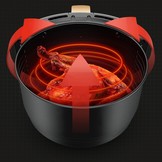 Cheffinger Airfryer - Zwart - 4,5L