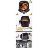 Cheffinger Airfryer - Zwart - 4,5L