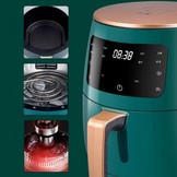 Cheffinger Airfryer - Groen - 4,5L