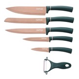 Cheffinger messenset goud 6-delig