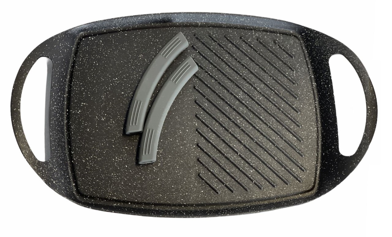 Cheffinger XXL Grillplaat - Keramisch - 47 cm