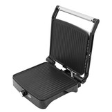 Cheffinger Panini Grill / Contactgrill - Zwart/Zilver