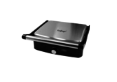 Cheffinger Panini Grill / Contactgrill - Zwart/Zilver