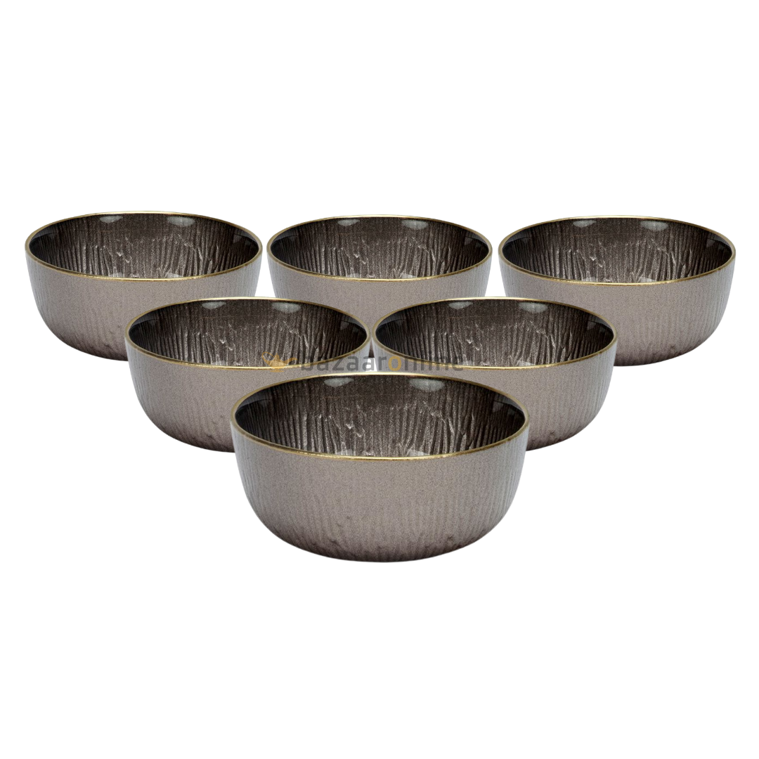 Bricard Duomo Kommen set Taupe 6 delig