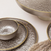 Bricard Duomo Taupe Bordenset 20 CM 6-delig