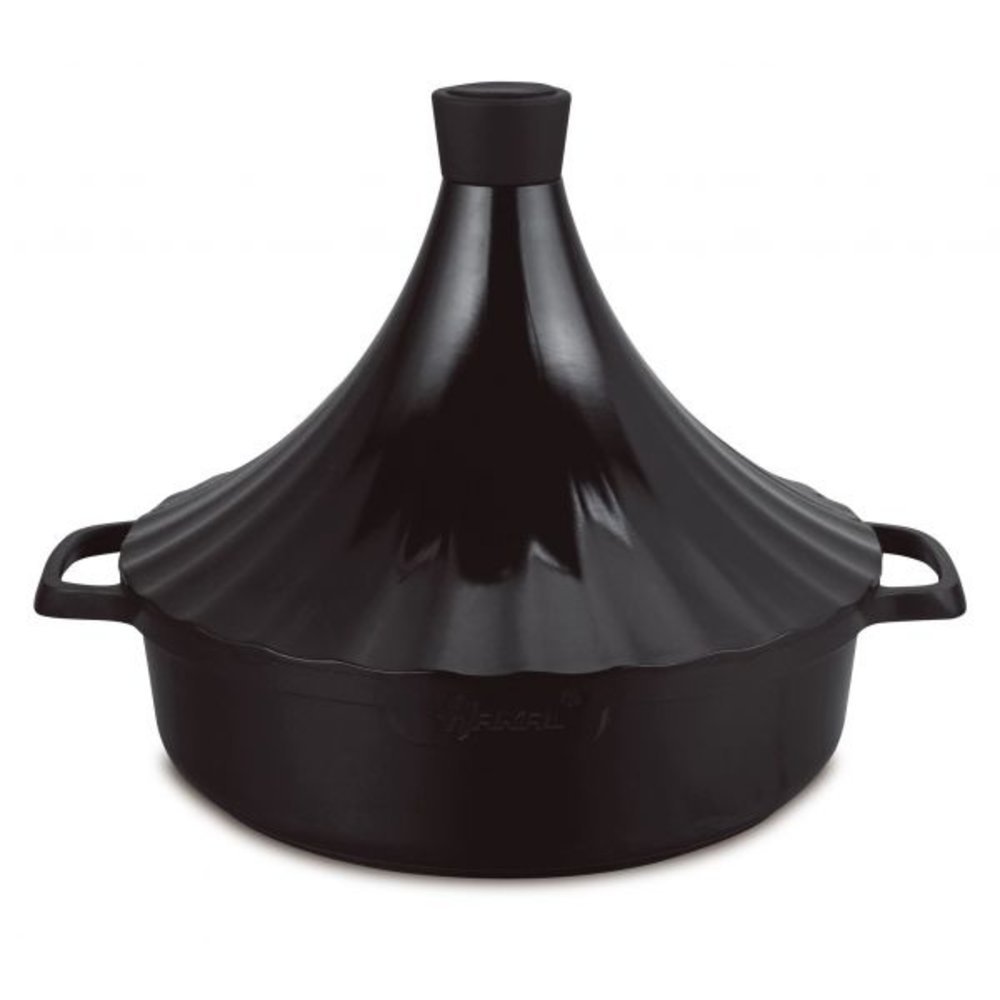 Glans zwarte Tajine pan kopen? Keramisch antiaanbaklaag Rood