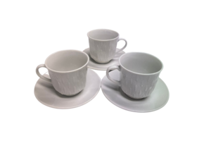 Espressoset - Tears - 12-delig - Wit