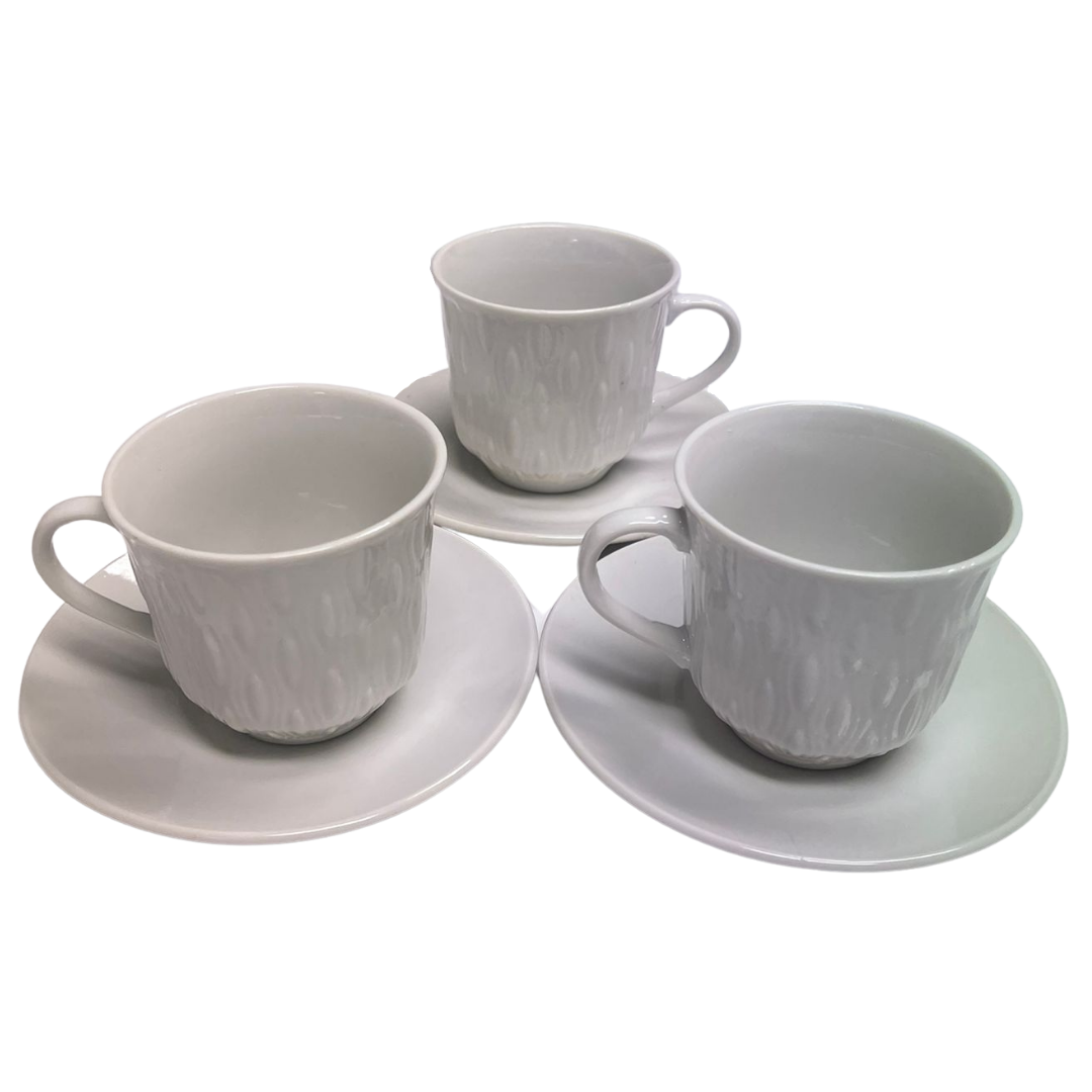 Espressoset - Tears - 12-delig - Wit