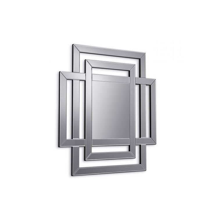 Luxury Mirror Genève 100 x 100 cm - Antraciet