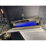 TV-Meubel Oxton - Sepia - incl. Sfeerhaard