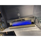 TV-Meubel Oxton - Sepia - incl. Sfeerhaard