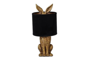 Konijnlamp Harig  tafellamp - Hiding Bunny