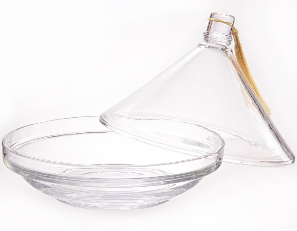 Glazen Tajine pan - hittebestendig - 28 cm