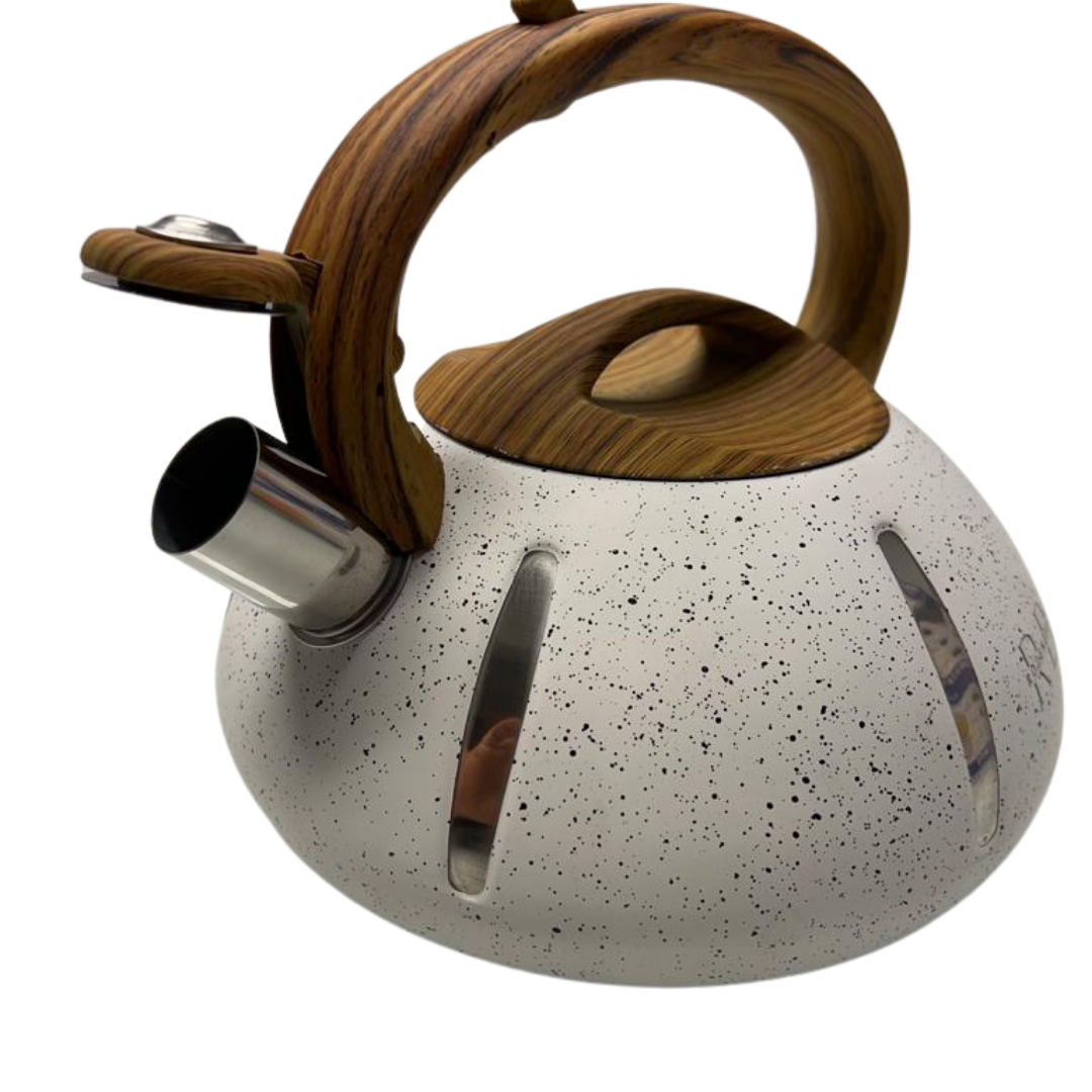 Fluitketel / Theeketel Rozenberg | 3 Liter | Wit