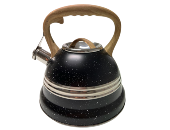 Fluitketel / Theeketel Rozenberg 2 | 3 Liter | Zwart