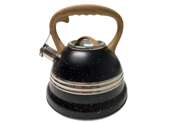 Fluitketel / Theeketel Rozenberg 2 | 3 Liter | Zwart