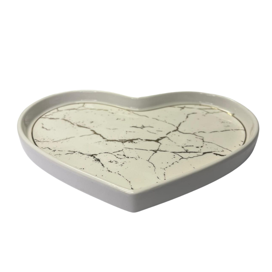 Koffiesetje - Love - 3-delig - Wit / Goud