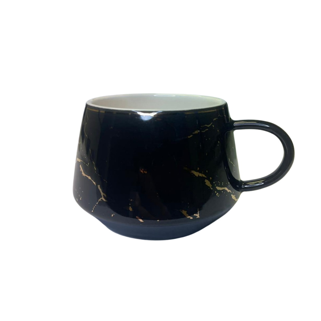 Koffiesetje - Love - 3-delig - Zwart / Goud