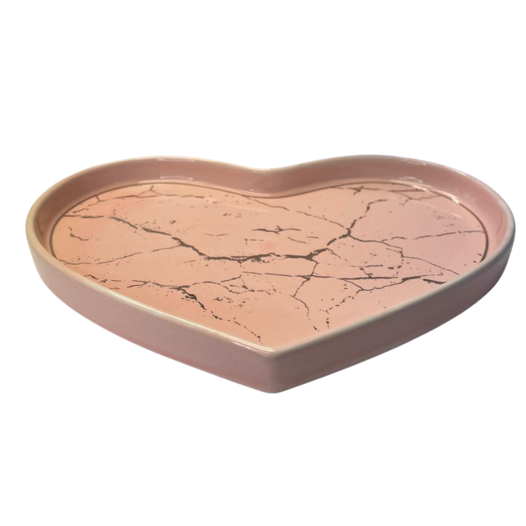 Koffiesetje - Love - 3-delig - Roze / Goud