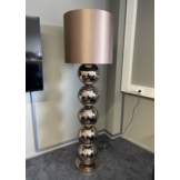 Bollenlamp - Sepia - Vloerlamp - Ronde Voet - brede bollen