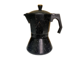 Espresso maker - Zwart - 6 kopjes  -  Marmer Coating
