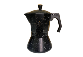 Espresso maker - Zwart - 9 kopjes  -  Marmer Coating