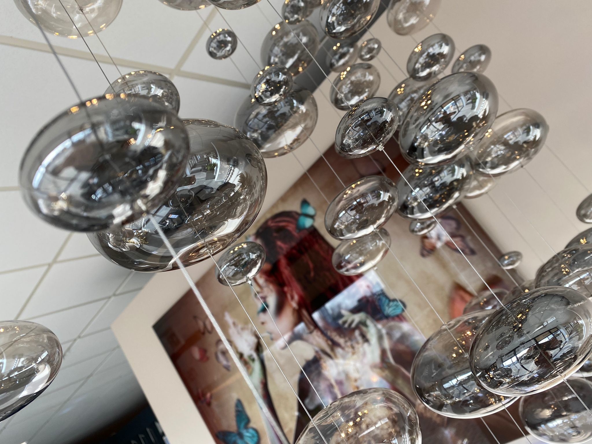 Hanglamp Bubbles Smoke glas  - Eric Kuster Stijl