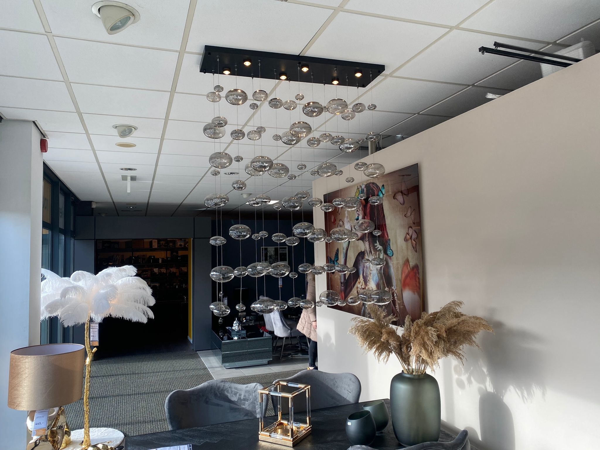 Hanglamp Bubbles Smoke glas  - Eric Kuster Stijl