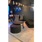 Salontafel Cilinder Black Bonito - Zwart - Set van 2 - Cilinder