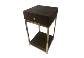 Bijzettafel - Black Bonito - visgraat look