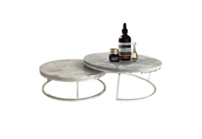 Marmeren Cake Stand - Zilver