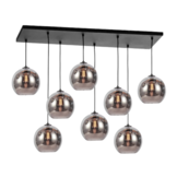 Hanglamp Smoke glas 8 lichts  - 8 bollen